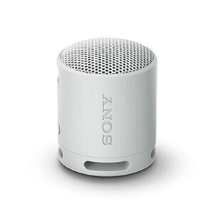 Sony SRS-XB100 Wireless Bluetooth Portable Lightweight Super-Compact Travel Speaker, Extra-Durable IP67 Waterproof & Dustproof, 16 Hrs Batt, Versatile Strap, Extra Bass & Hands-Free Calling-Blue